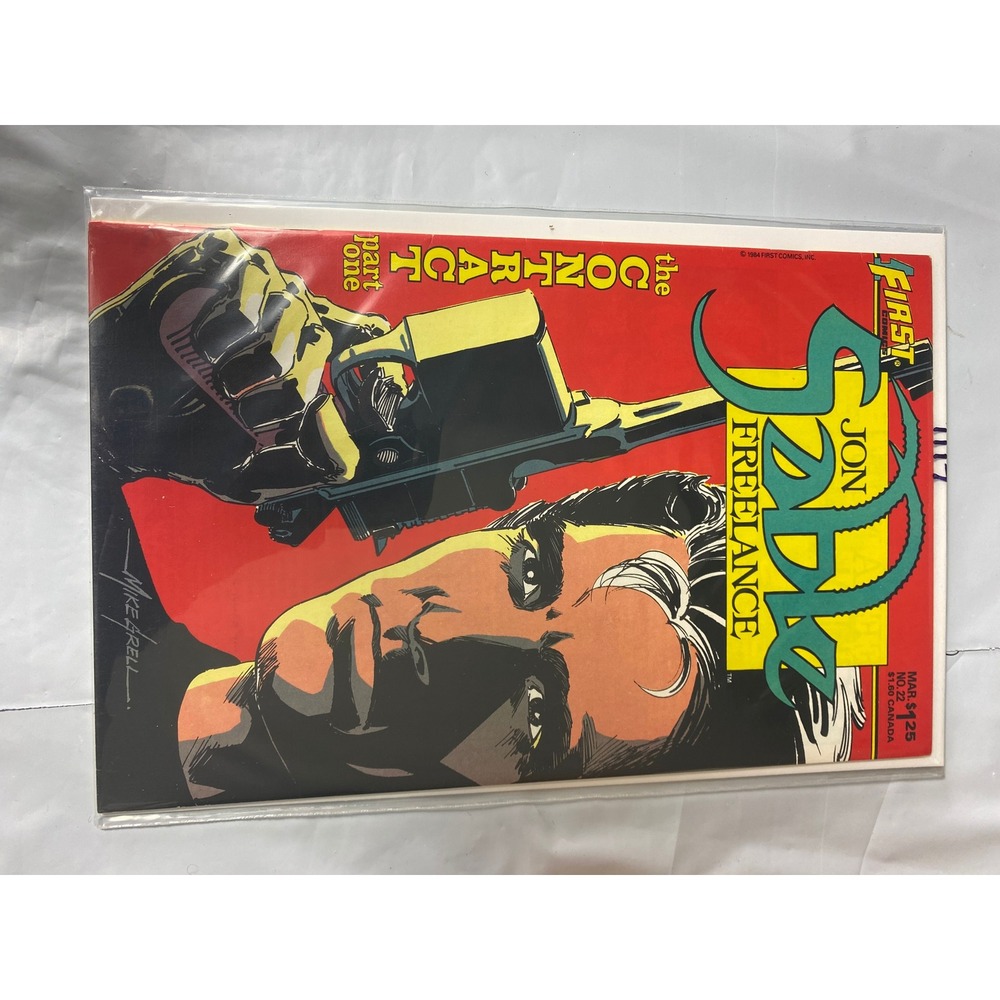 Jon Sable Freelance 22‎ First Comics 1985 Mike Grell The Contract Part One